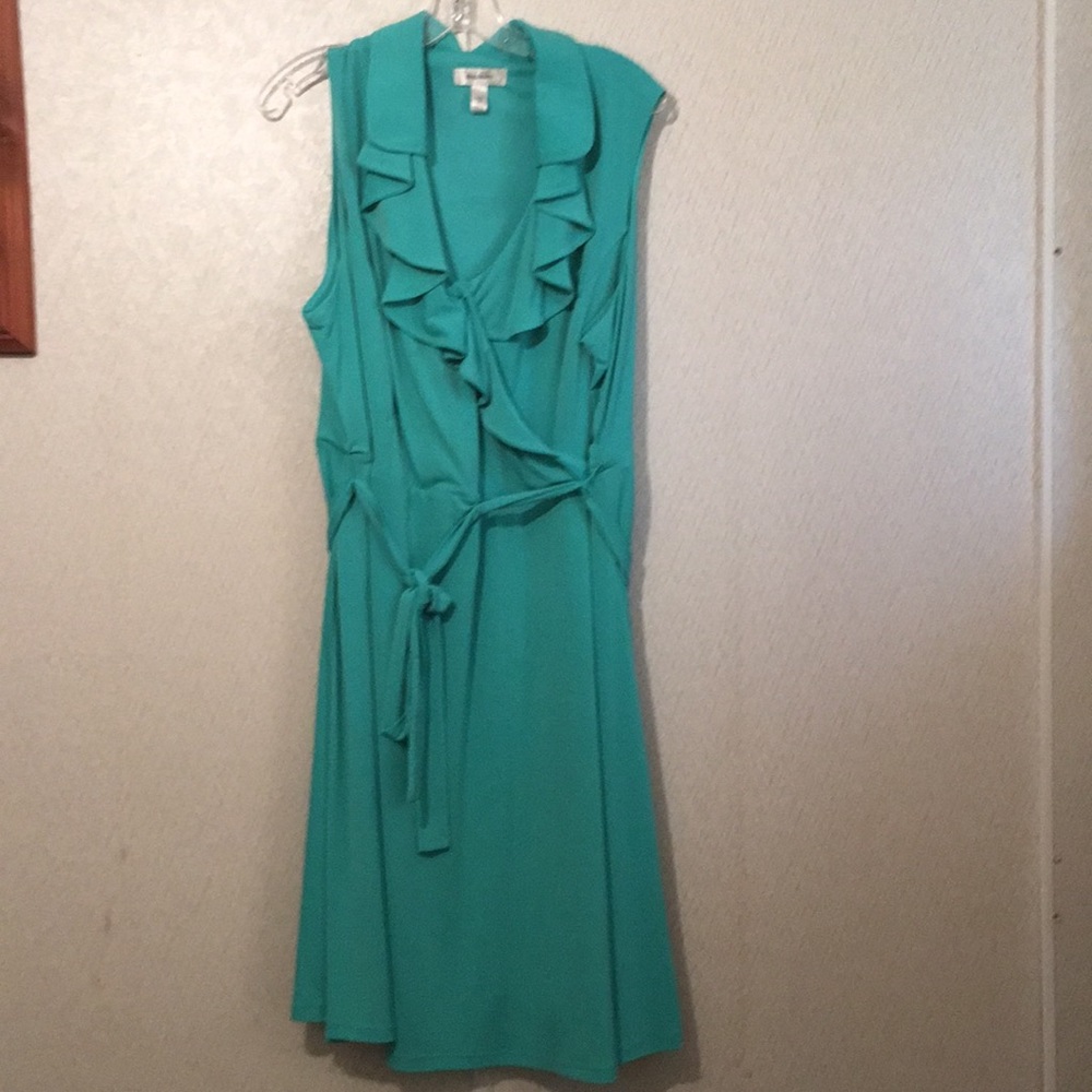 Dress barn green dress